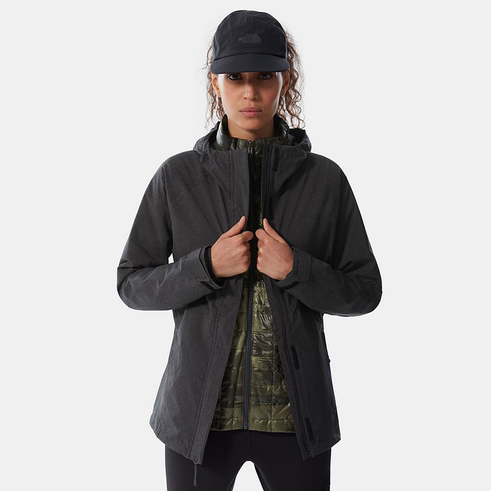 The North Face 3-In-1 Jackets Womens Australia - The North Face Thermoball™ Zip-In Triclimate® Black